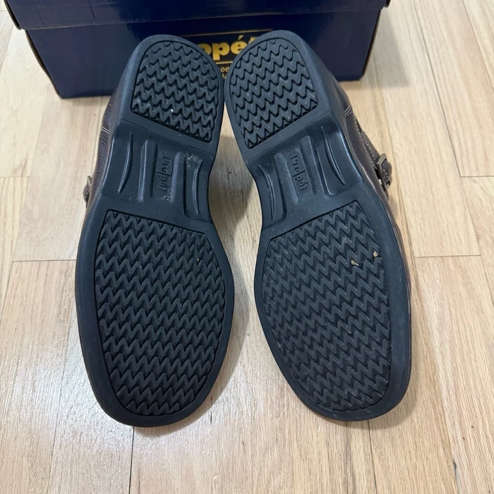 Propet Men's Brown Leather Sandals Size 8